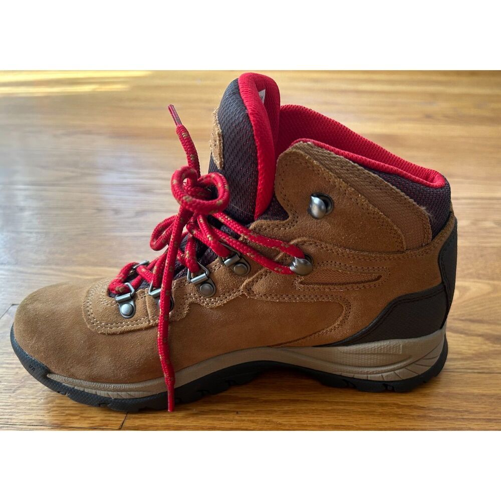 Columbia Newton Ridge Plus Hiking Boots Suede Brown BK4552-286 Women's 7.5 - Picture 2 of 8